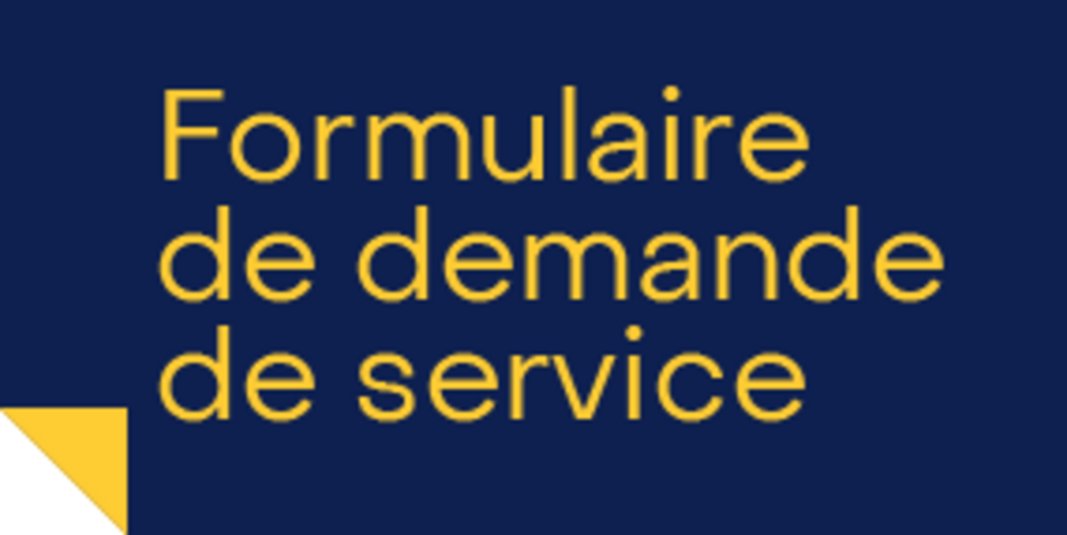 Formulaire de demande de service